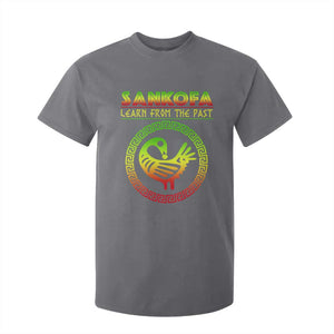 Black History Month T Shirt For Kid Sankofa Learn From The Past African Bird TS09 Charcoal Print Your Wear