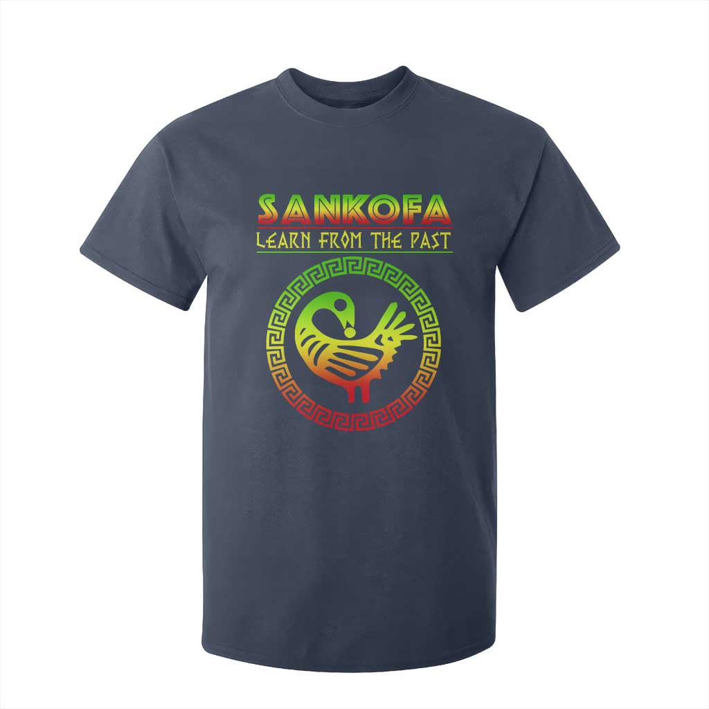 Black History Month T Shirt For Kid Sankofa Learn From The Past African Bird TS09 Navy Print Your Wear