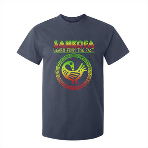 Black History Month T Shirt For Kid Sankofa Learn From The Past African Bird TS09 Navy Print Your Wear