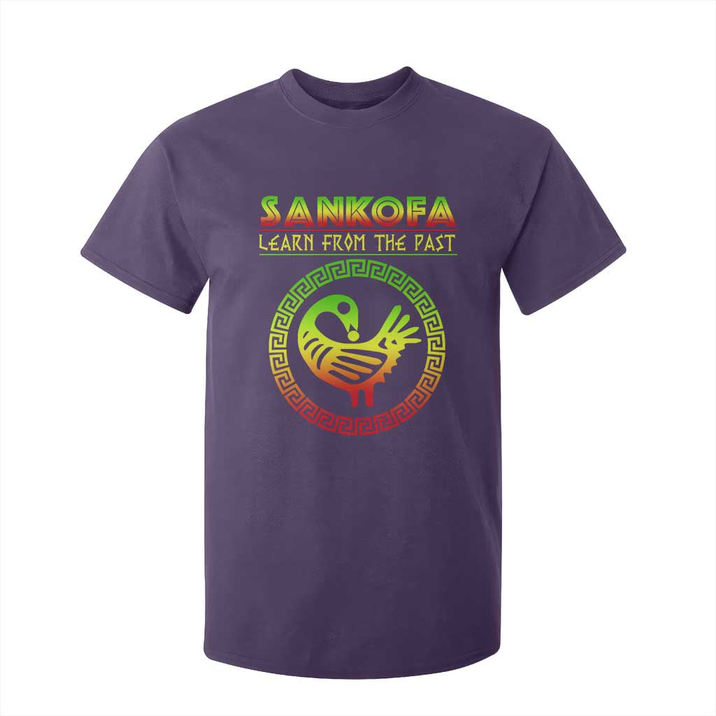 Black History Month T Shirt For Kid Sankofa Learn From The Past African Bird TS09 Purple Print Your Wear