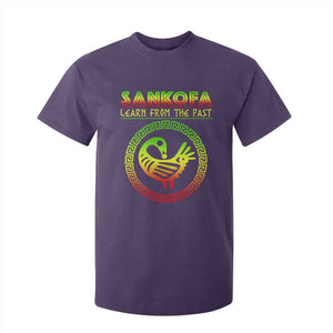 Black History Month T Shirt For Kid Sankofa Learn From The Past African Bird TS09 Purple Print Your Wear