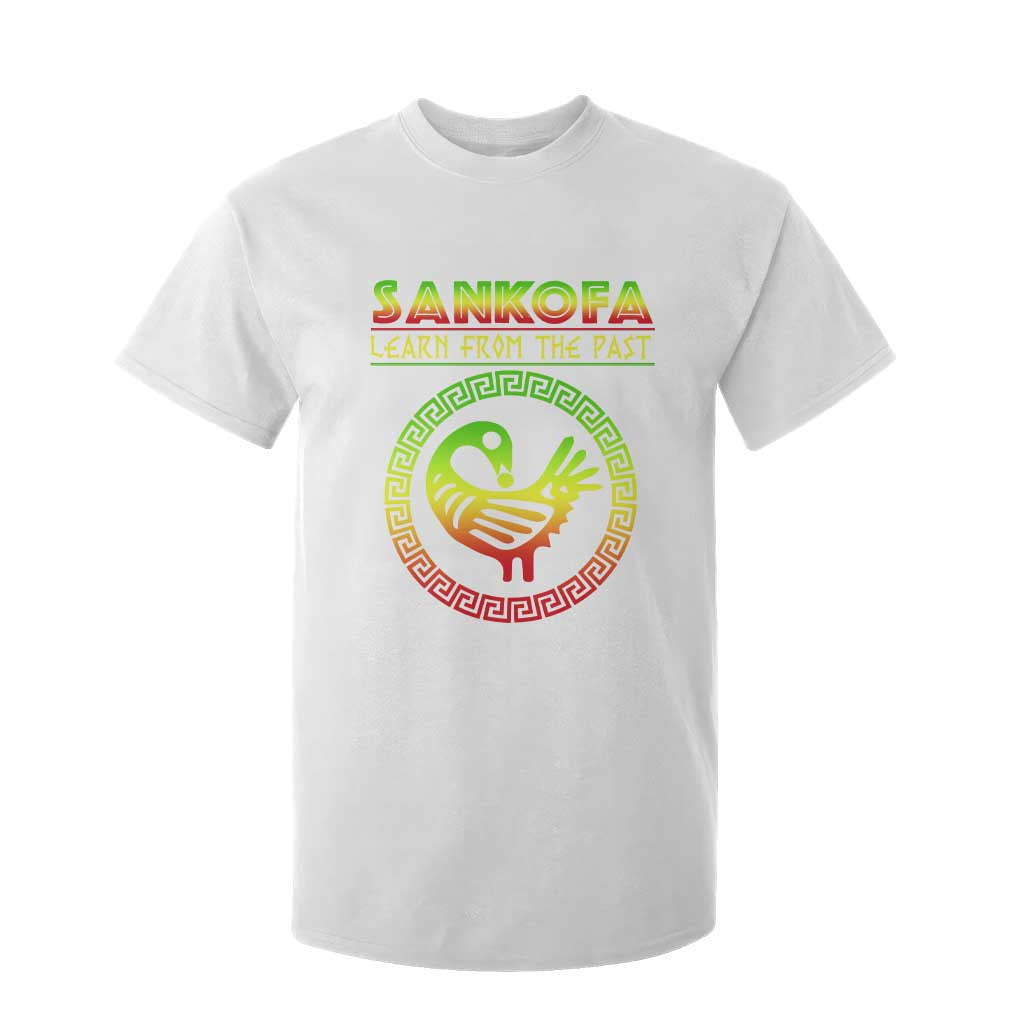 Black History Month T Shirt For Kid Sankofa Learn From The Past African Bird TS09 White Print Your Wear
