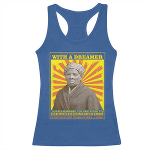 Harriet Tubman Racerback Tank Top Every Great Dream Begins With A Dreamer Black Pride TS09 Royal Blue Print Your Wear