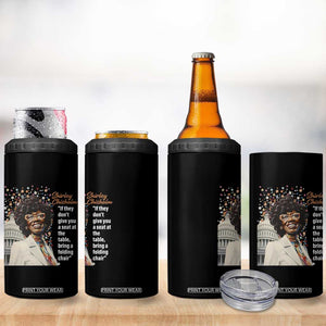 Shirley Chisholm 4 in 1 Can Cooler Tumbler If They Don't Give You A Seat Black History Month TS09 Print Your Wear