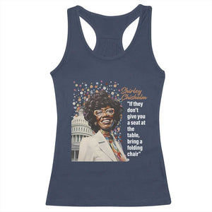 Shirley Chisholm Racerback Tank Top If They Don't Give You A Seat Black Civil Rights TS09 Navy Print Your Wear