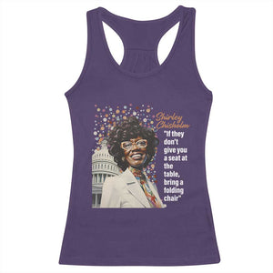 Shirley Chisholm Racerback Tank Top If They Don't Give You A Seat Black Civil Rights TS09 Purple Print Your Wear