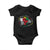 Black Civil Rights Baby Onesie Dream Like Martin Write Like Maya Fight Like Macolm Lead Like Harriet Speak Like Fredrick TS09 Black Print Your Wear