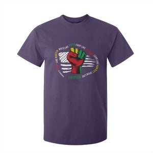 Black Civil Rights T Shirt For Kid Dream Like Martin Write Like Maya Fight Like Macolm Lead Like Harriet Speak Like Fredrick TS09 Purple Print Your Wear