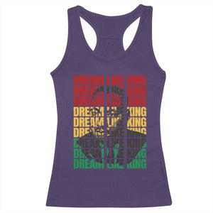 Martin Luther King Jr. Racerback Tank Top Dream Like King MLK Civil Rights Leaders BHM Black Pride TS09 Purple Print Your Wear