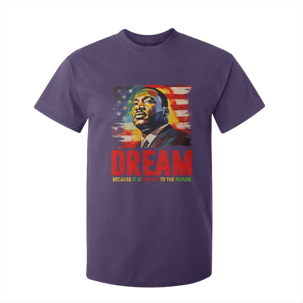 Martin Luther King Jr. T Shirt For Kid Dream Because It is The Key To The Future MLK BHM Black Pride TS09 Purple Print Your Wear