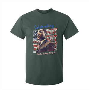 Martin Luther King Jr. T Shirt For Kid MLK Day Movement Moment Man Black Civil Rights TS09 Dark Forest Green Print Your Wear