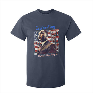 Martin Luther King Jr. T Shirt For Kid MLK Day Movement Moment Man Black Civil Rights TS09 Navy Print Your Wear