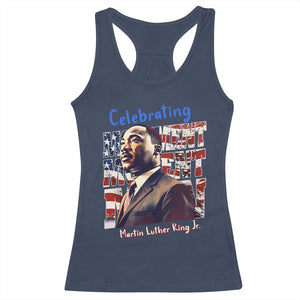 Martin Luther King Jr. Racerback Tank Top MLK Day Movement Moment Man Black Civil Rights TS09 Navy Print Your Wear