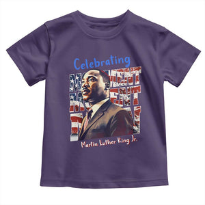 Martin Luther King Jr. Toddler T Shirt MLK Day Movement Moment Man Black Civil Rights TS09 Purple Print Your Wear