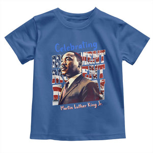 Martin Luther King Jr. Toddler T Shirt MLK Day Movement Moment Man Black Civil Rights TS09 Royal Blue Print Your Wear