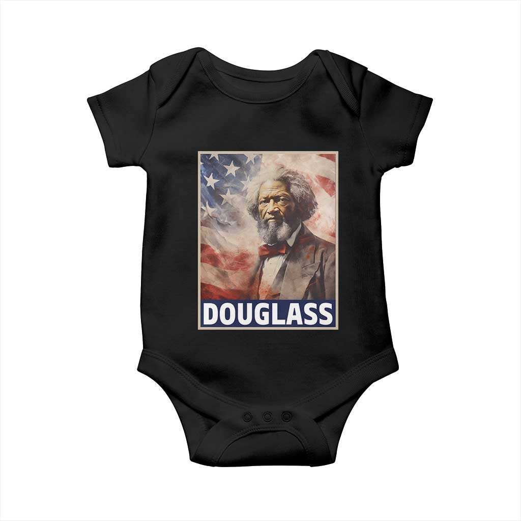 Frederick Douglass Baby Onesie African American Hero Black Civil Rights TS09 Black Print Your Wear