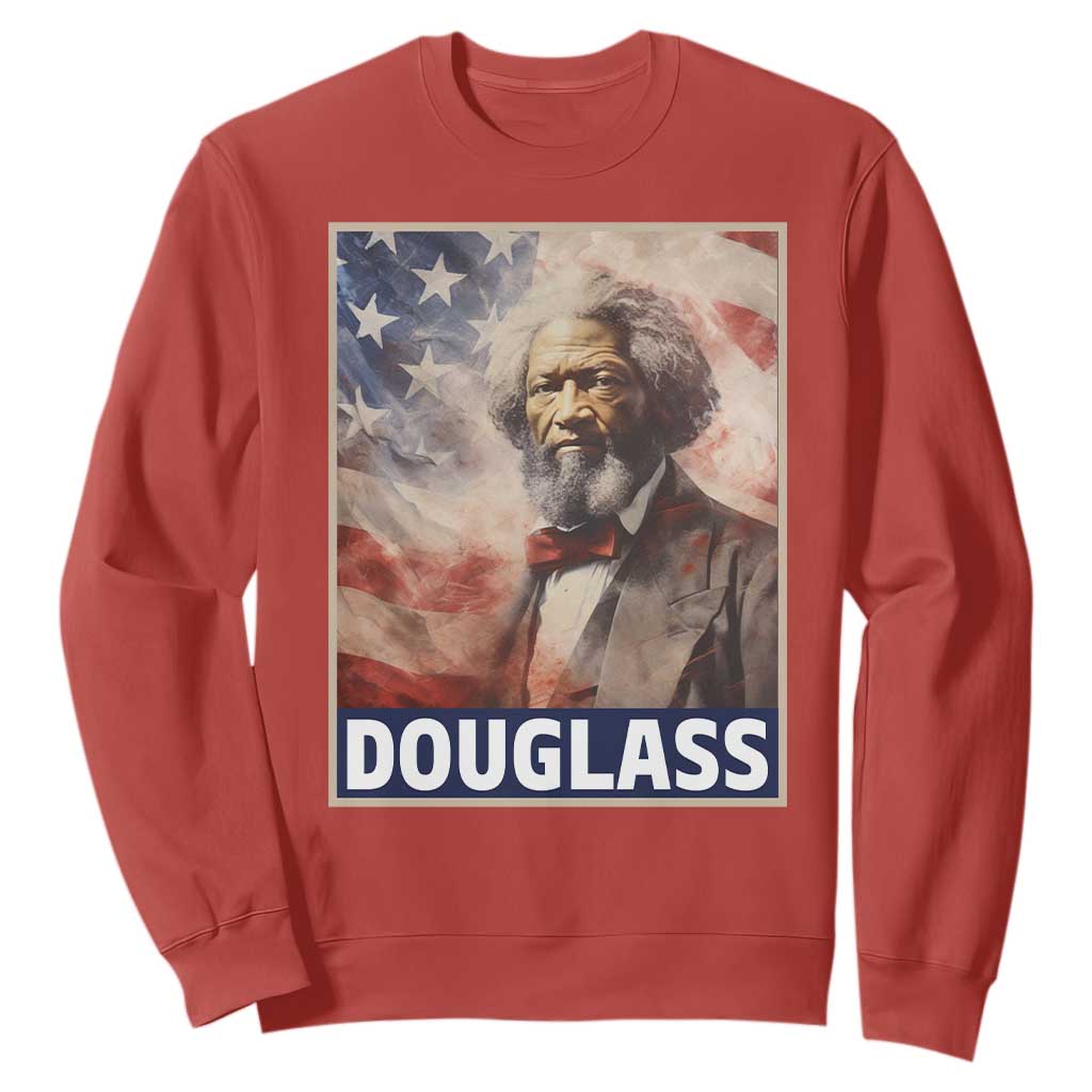 Frederick Douglass Sweatshirt African American Hero Black History Month TS09 Red Printyourwear