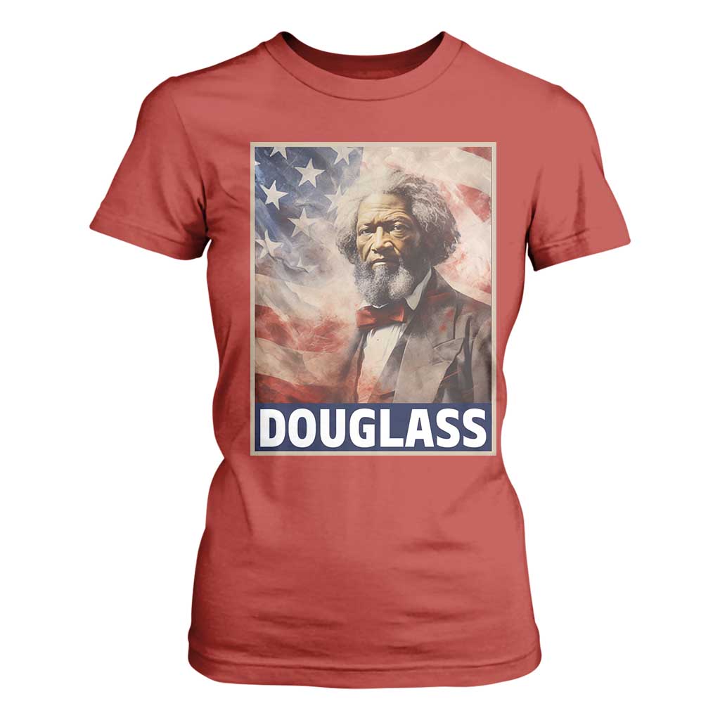 Frederick Douglass T Shirt For Women African American Hero Black Civil Rights TS09 Red Print Your Wear