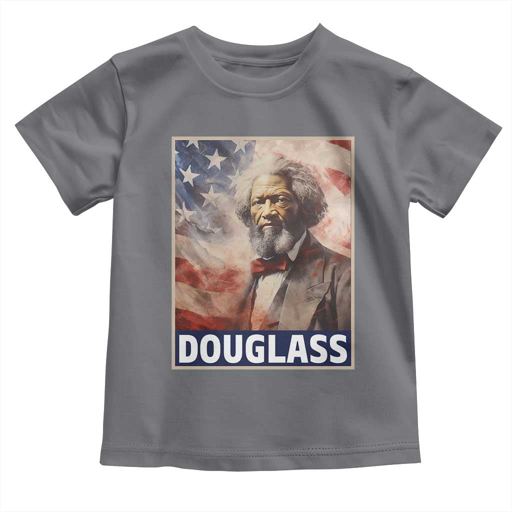 Frederick Douglass Toddler T Shirt African American Hero Black Civil Rights TS09 Charcoal Print Your Wear