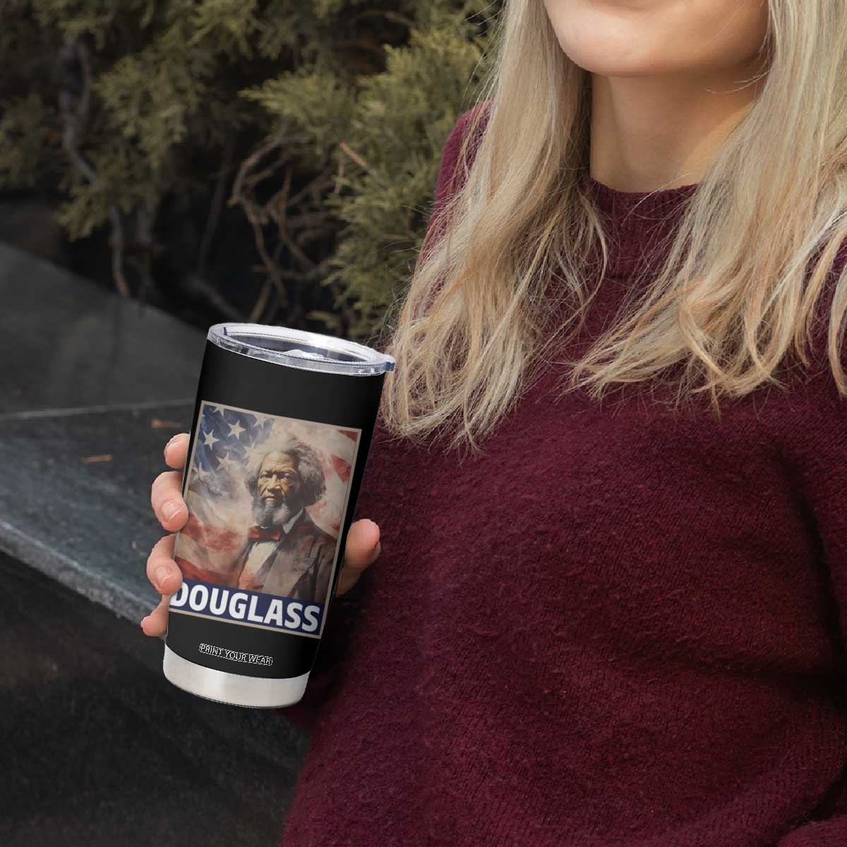 Frederick Douglass Tumbler Cup African American Hero Black History Month TS09 Print Your Wear