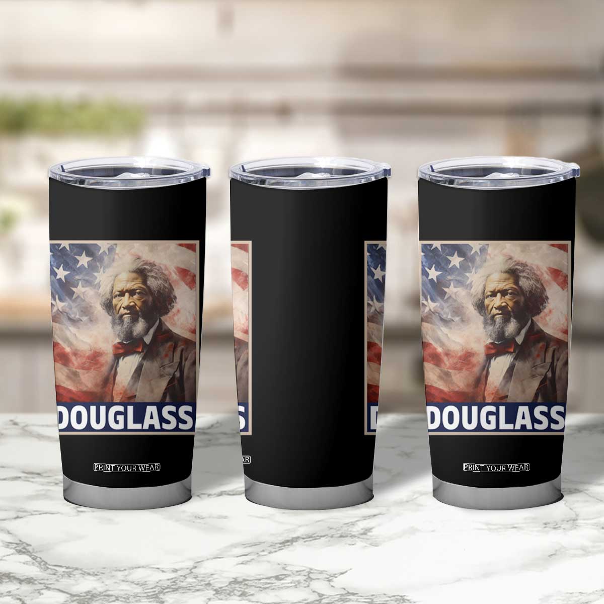 Frederick Douglass Tumbler Cup African American Hero Black History Month TS09 Print Your Wear