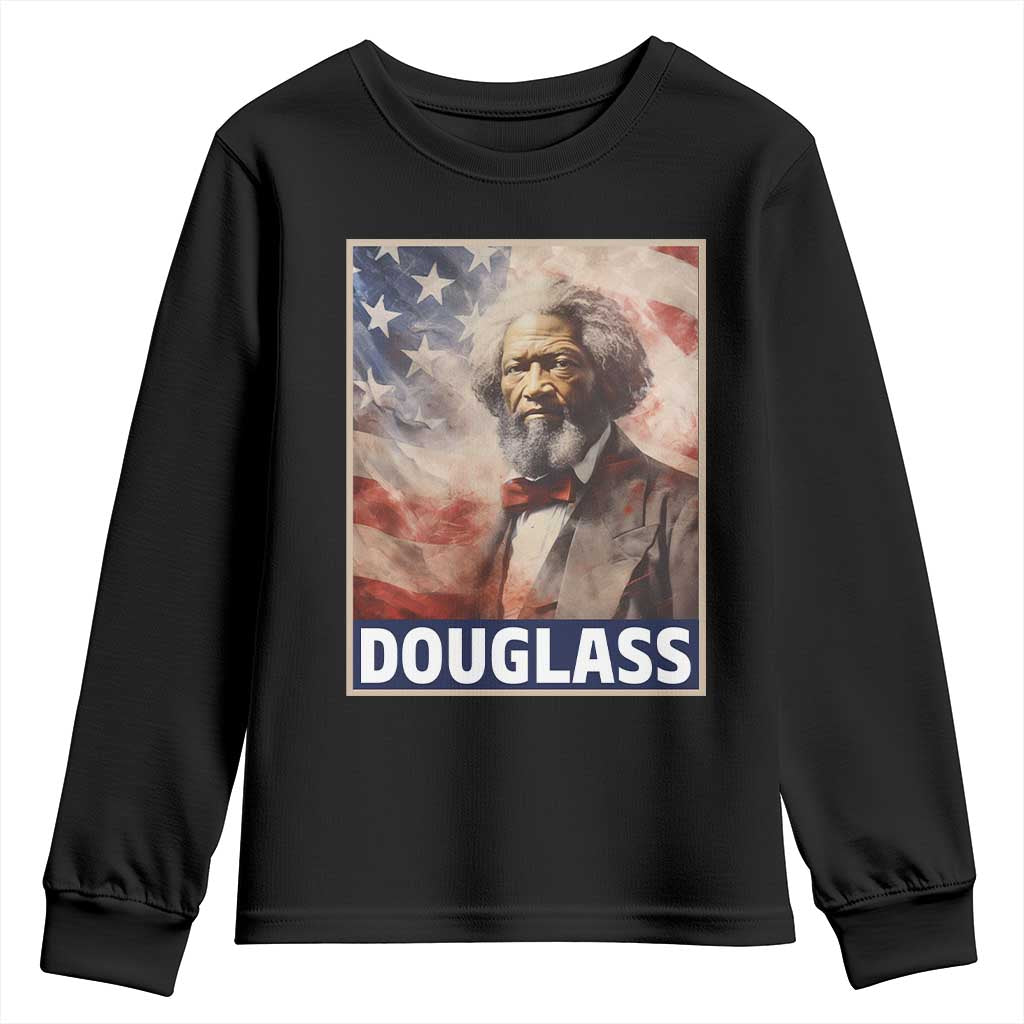 Frederick Douglass Youth Sweatshirt African American Hero Black Civil Rights TS09 Black Print Your Wear