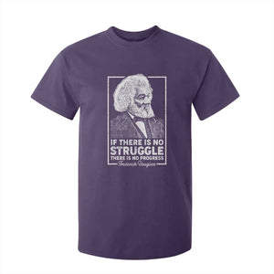 Frederick Douglass T Shirt For Kid If There Is No Struggle There Is No Progress Black Civil Rights BHM TS09 Purple Print Your Wear