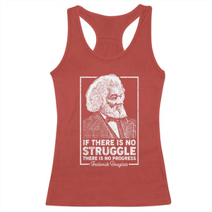Frederick Douglass Racerback Tank Top If There Is No Struggle There Is No Progress Black Civil Rights BHM TS09 Red Print Your Wear
