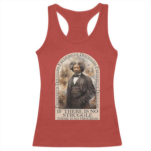 Frederick Douglass Racerback Tank Top If There Is No Struggle There Is No Progress BHM Black Civil Rights TS09 Red Print Your Wear
