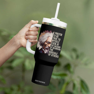 Frederick Douglass Tumbler With Handle I Prefer To Be True To Myself Even At The Hazaro Of Incurring The Ridicule Of Others Black History Month TS09 Print Your Wear