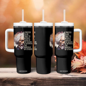 Frederick Douglass Tumbler With Handle I Prefer To Be True To Myself Even At The Hazaro Of Incurring The Ridicule Of Others Black History Month TS09 Print Your Wear