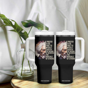 Frederick Douglass Tumbler With Handle I Prefer To Be True To Myself Even At The Hazaro Of Incurring The Ridicule Of Others Black History Month TS09 Print Your Wear