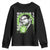 Malcolm X Youth Sweatshirt Try Me Aesthetic Art Black Civil Rights BHM TS09 Black Print Your Wear