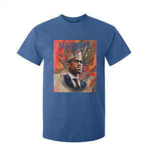 Malcolm X T Shirt For Kid King Hip Hop Aesthetic Art Black Civil Rights TS09 Royal Blue Print Your Wear