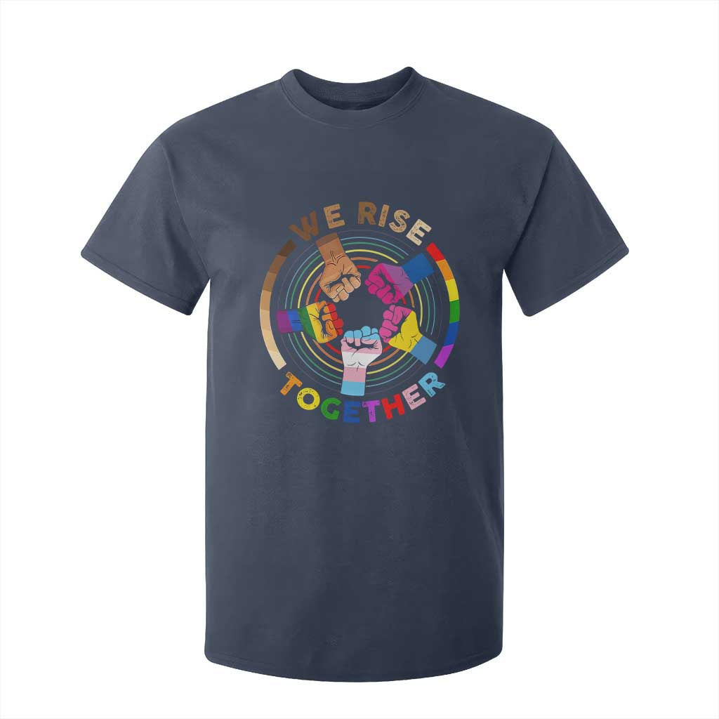 Black History Month T Shirt For Kid We Rise Together Equality Awesome Melanin LGBT TS09 Navy Print Your Wear