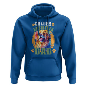 Golden Retriever Dad Dog Dad Father's Day Hoodie TS09 Royal Blue Print Your Wear