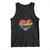Father's Day LGBT Pride Tank Top I Love My Two Dads TS09 Black Print Your Wear