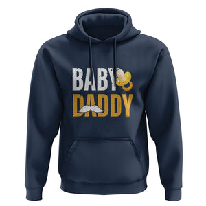 Funny New Dad Hoodie Baby Daddy First Time Father's Day TS09 Navy Print Your Wear