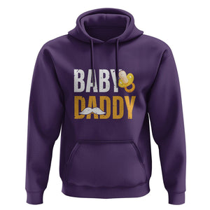 Funny New Dad Hoodie Baby Daddy First Time Father's Day TS09 Purple Print Your Wear