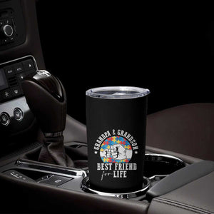 Autism Awareness Tumbler Cup Grandpa Grandson Best Friend For Life Father's Day TS09 Print Your Wear