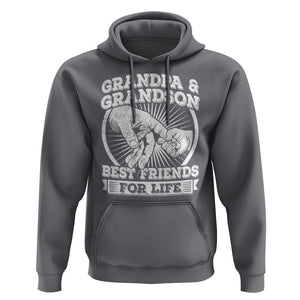 Father's Day Hoodie Grandpa Grandson Best Friend for Life TS09 Charcoal Print Your Wear