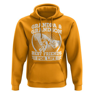 Father's Day Hoodie Grandpa Grandson Best Friend for Life TS09 Gold Print Your Wear