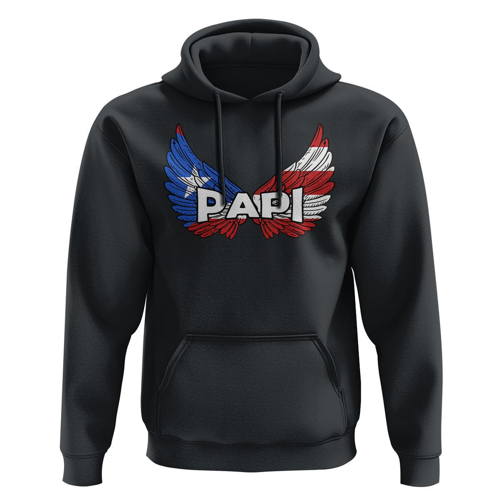 Papi Puerto Rican Father's Day Hoodie TS09 Black Print Your Wear