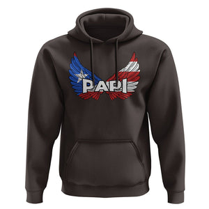 Papi Puerto Rican Father's Day Hoodie TS09 Dark Chocolate Print Your Wear