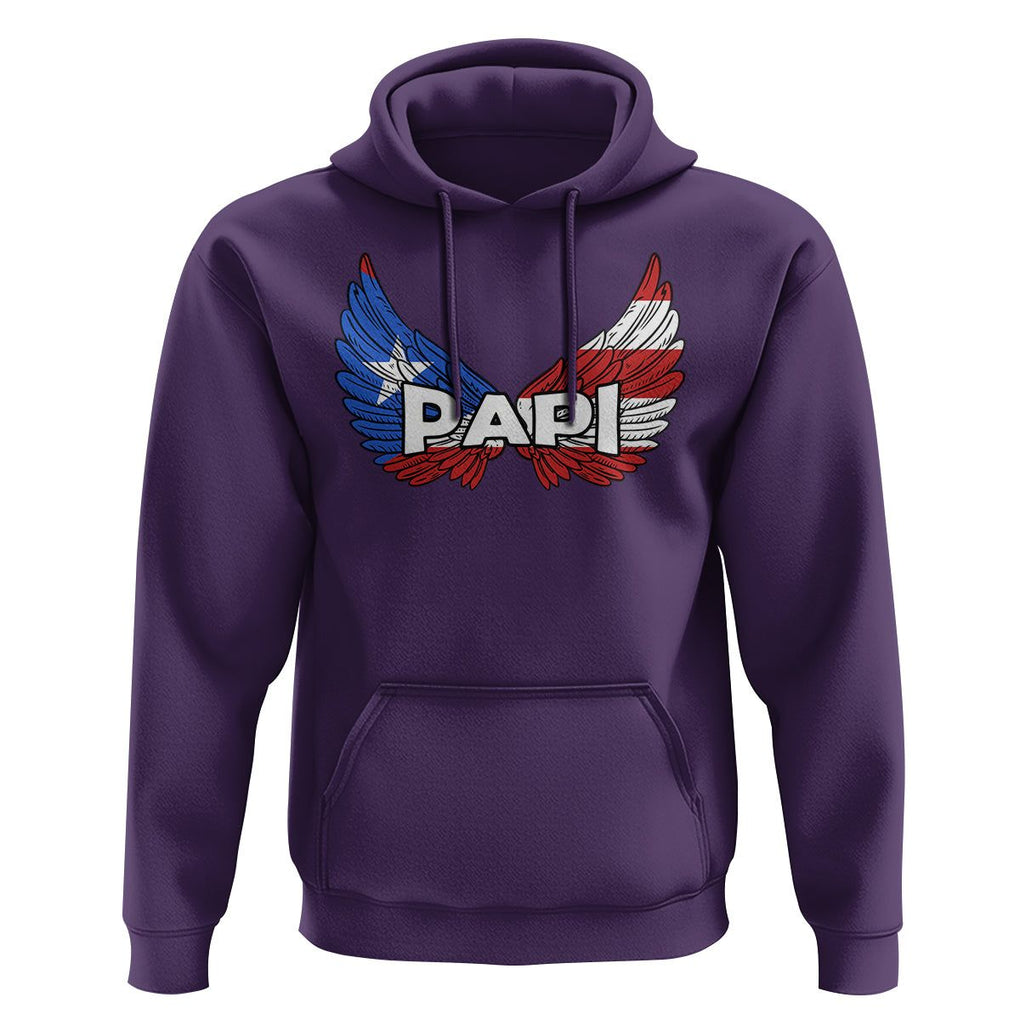 Papi Puerto Rican Father's Day Hoodie TS09 Purple Print Your Wear