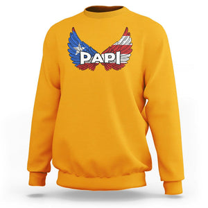 Papi Puerto Rican Father's Day Sweatshirt TS09 Gold Print Your Wear