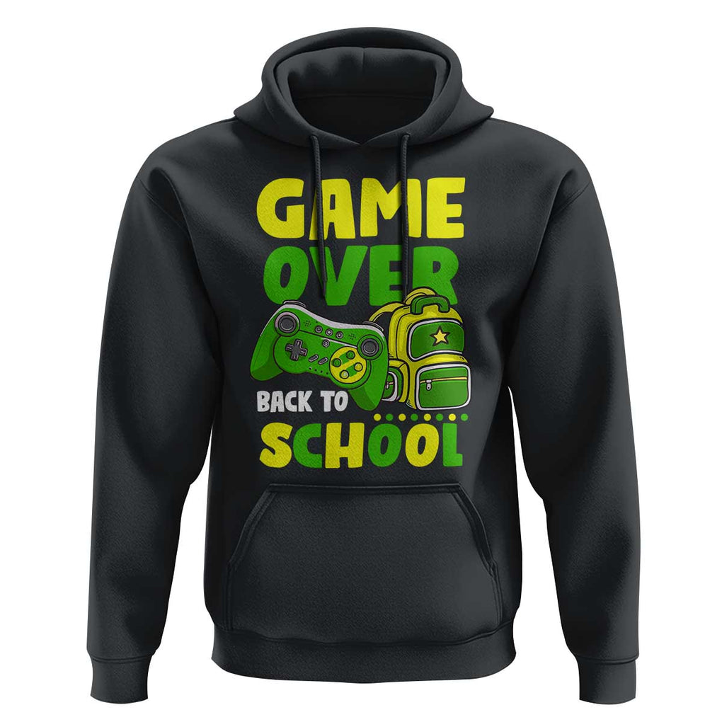 Funny Game Over Back To School Hoodie TS09 Black Print Your Wear