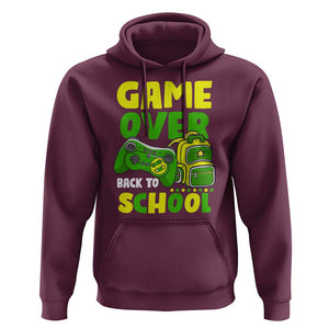 Funny Game Over Back To School Hoodie TS09 Maroon Print Your Wear