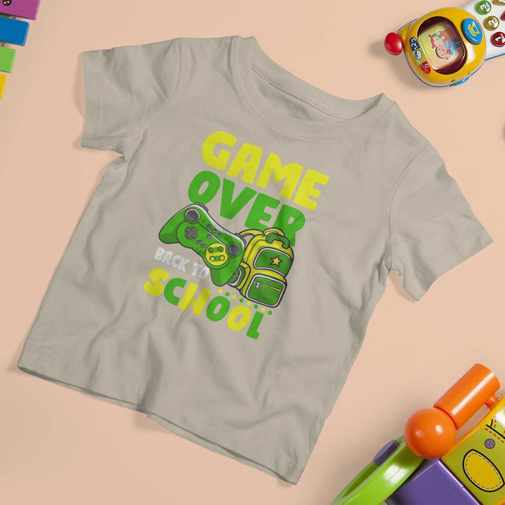 Funny Game Over Back To School T Shirt For Kid TS09 Sand Print Your Wear