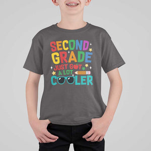Funny Second Grade T Shirt For Kid Just Got A Lot Cooler TS09 Dark Chocolate Print Your Wear